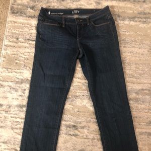 loft size 4 straight jeans